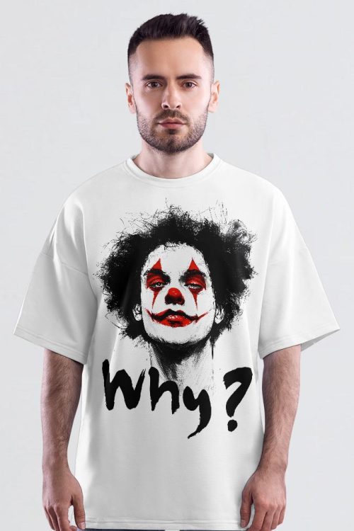 Joker Oversized Unisex 100% Cotton