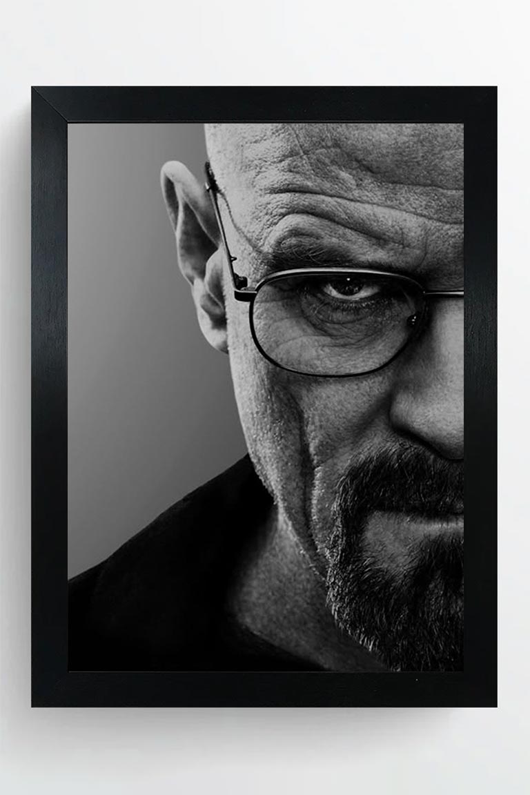 Breaking Bad Wall Art, Black Frame, Home Décor