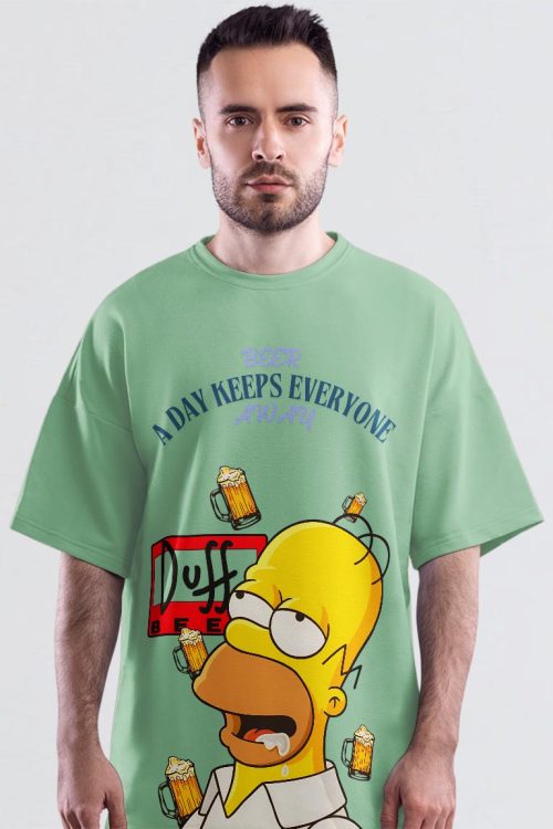 Simpson Oversized Cotton T-shirt – Unisex
